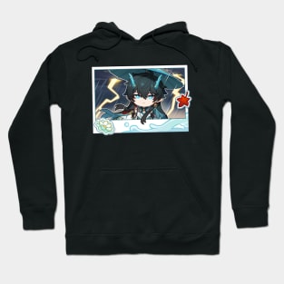 Honkai Star Rail Chibi Dan Heng IL Rain Hoodie